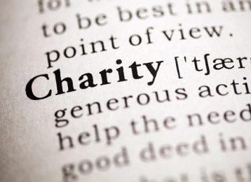 Dictionary entry for the word Charity