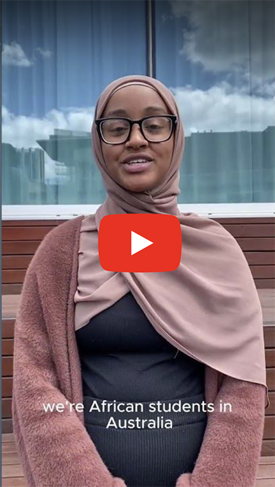 This video uses a TikTok inspired format to challenge stereotypes of African diaspora students in Australia that were experienced by participants in our study.