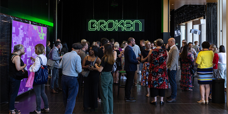 1.	The Broken launch event. Photo by Sia Duff.