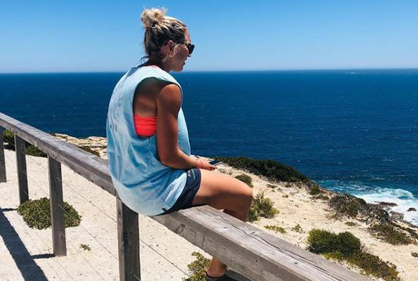 Marijana at Innes National Park on the Yorke Peninsula, SA