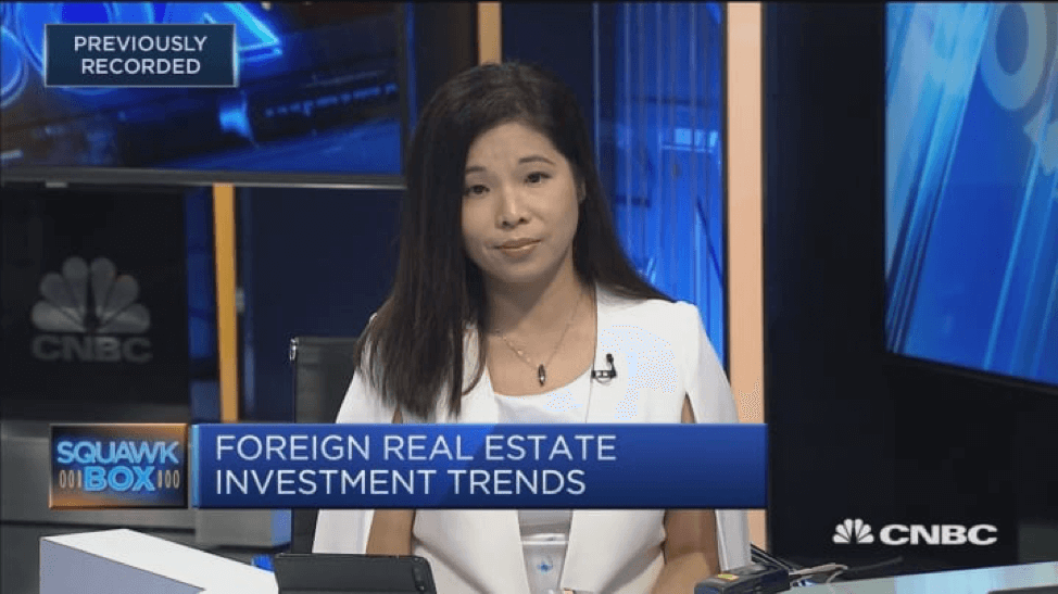 Carrie being interviewed as an expert on CNBC’s Squawk Box Asian
