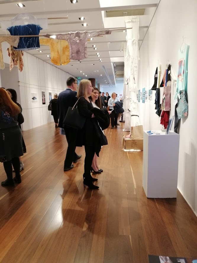 Women at Clothing for Good exhibition