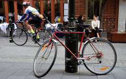 Bicycles on a street 