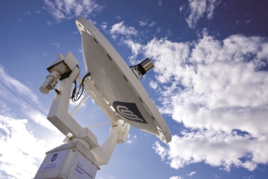 Institute for Telecommunications Research satellite dish at UniSA