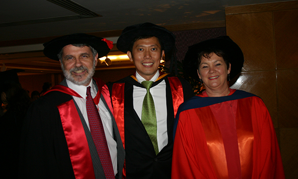 Dr Leo Yeung at his graduation