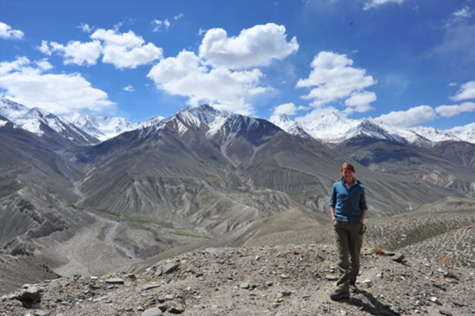 Caroline in Tajikistan exploring The Silk Road and spice routes.