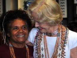 Dr Alice Aruhe'eta Pollard with Her Excellency Ms Quentin Bryce AC 