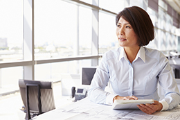 Female Chinese office worker