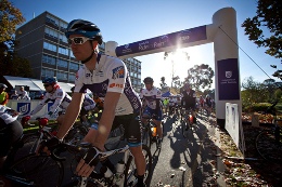 Cyclists in last year's Ride for Pain