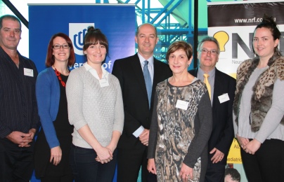 Donors from the NRF with Professor Stuart Pitson and some of his research team from the Centre for Cancer Biology at UniSA