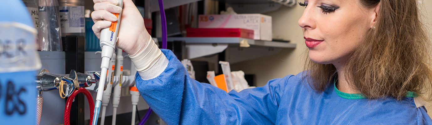 Researcher in a lab