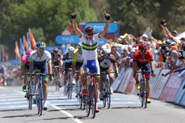 Steele von Hoff wins Stage 4 of the 2015 STDU. Photo credit: Regallo