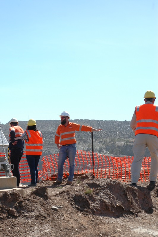 Workers on site