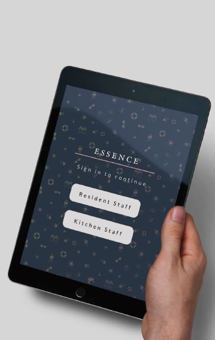 Essence app on iPad