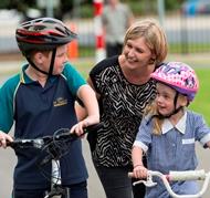 kids on bikes