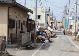 Damage from the 2011 Japan Earthquake. 