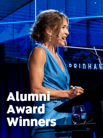 Alumni Award winner Jessica Stenson
