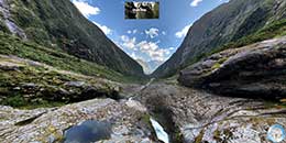 Virtual reality geology view