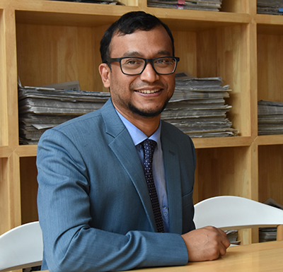 Associate Professor Mizanur Rahman will research soil stability at the Imperial College London. 