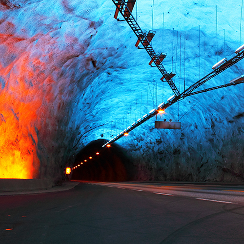 Laerdal Tunnel in Norway
