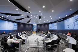 State of the art lecture theatre at Mawson Lakes campus.