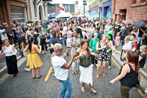 Sanaa Street party