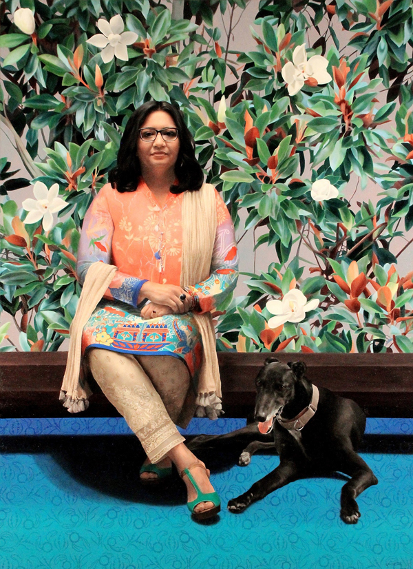 Portrait of Dr Mehreen Faruqi, 2019 in the Salon des Refusés