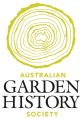 Australian Garden History logo