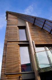Timber-framed environmentally friendly building