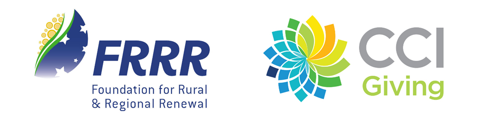 Foundation for Rural & Regional Renewal and CCI Giving who supported the project with grants.