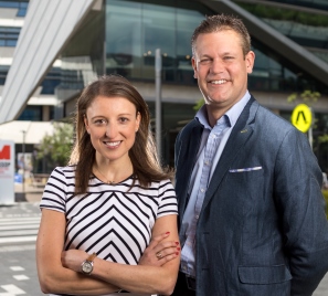 UniSA's new Mars Professor of Marketing Magda Nenycz Thiel, with Mars Chief Marketing and Customer Officer Andrew Clarke