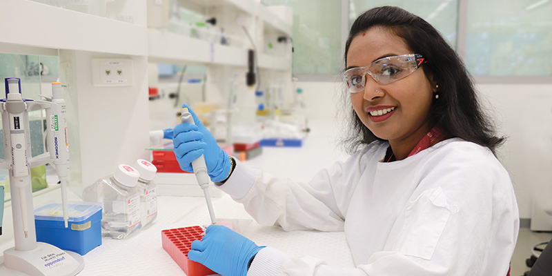 Dr Aswathy Ravindran Girija is pioneering a novel aid to wound healing.