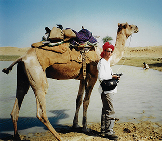 Camel safari, Rajasthan Desert, India 1999