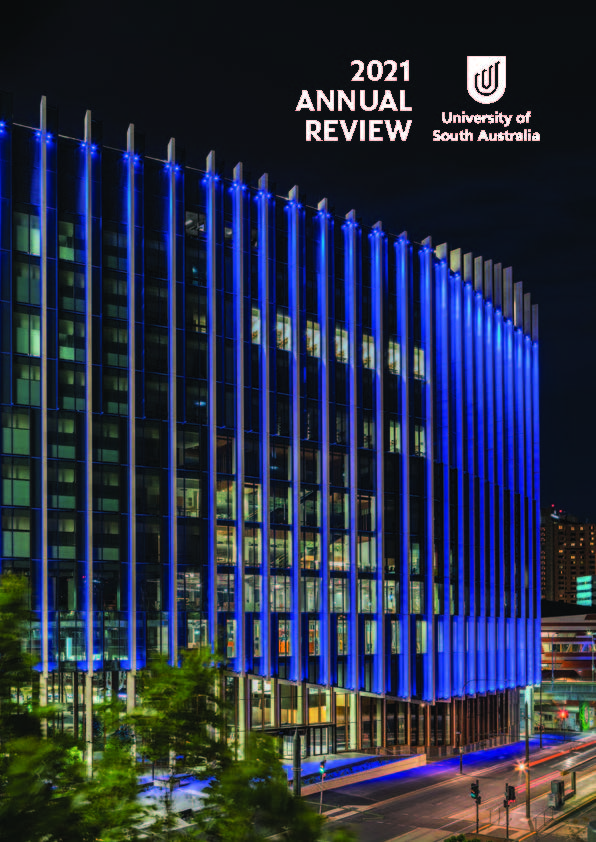 UniSA 2021 annual review cover