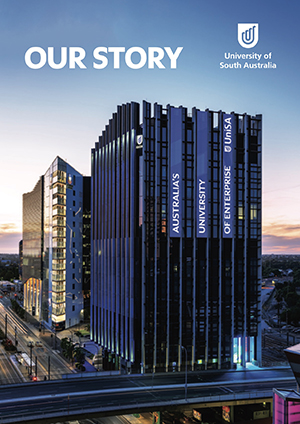 UniSA's corporate brochure cover