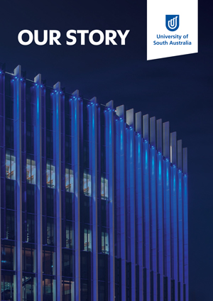 UniSA's corporate brochure cover