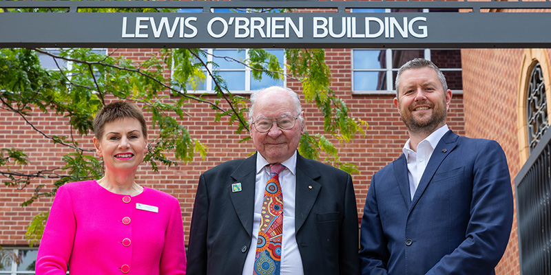 L-R: Chancellor, Uncle Lewis O'Brien, Vice Chancellor