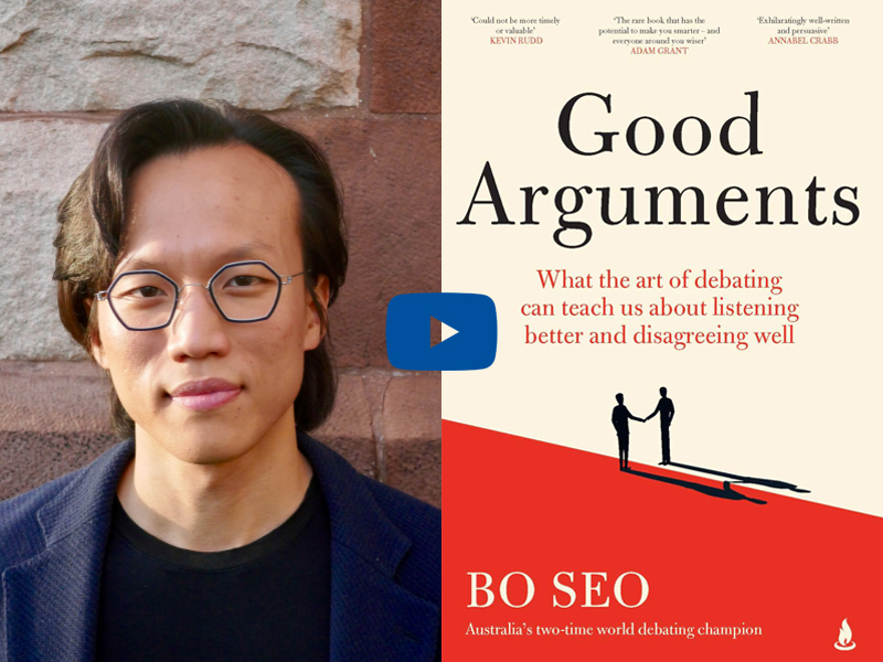 Good Arguments: Bo Seo in-Conversation with Emeritus Professor Rick Sarre