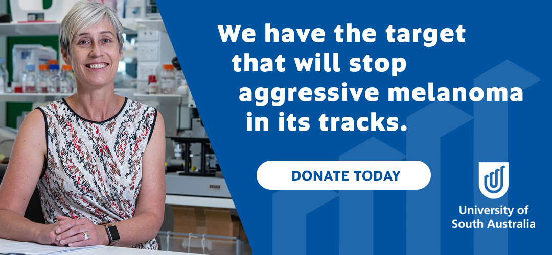 We have the target that will stop aggressive melanoma in its tracks. Donate today.