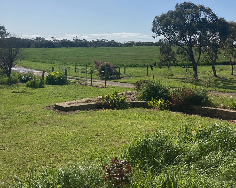 Kristin’s Yorke Peninsula current home is a property once share farmed by her father and uncle