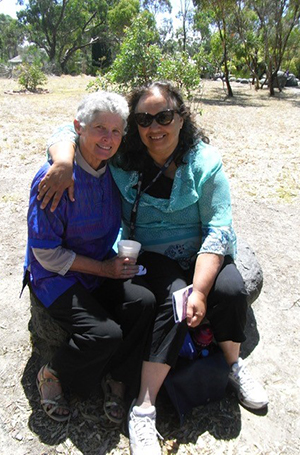 Diane and Kunyi June Anne McInerney, author and member of the Stolen Generation