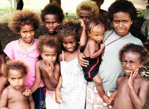 Children on Guadalcanal, Solomon Islands