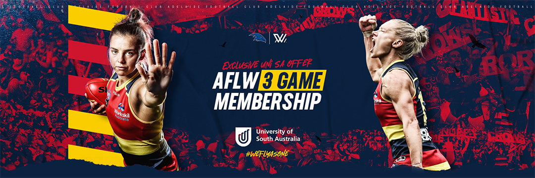 Exclusive AFLW Adelaide Crows membership for UniSA Alumni