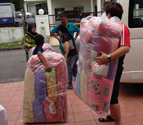 Gifts taken to Rumah Juara