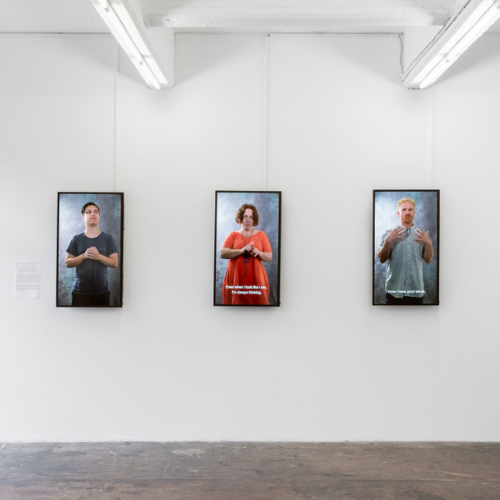 Luke Duncan King, Artwork: Installation View: 'I am a..' Solo Exhibition (2018), Photo Credit: Abigail Varney
