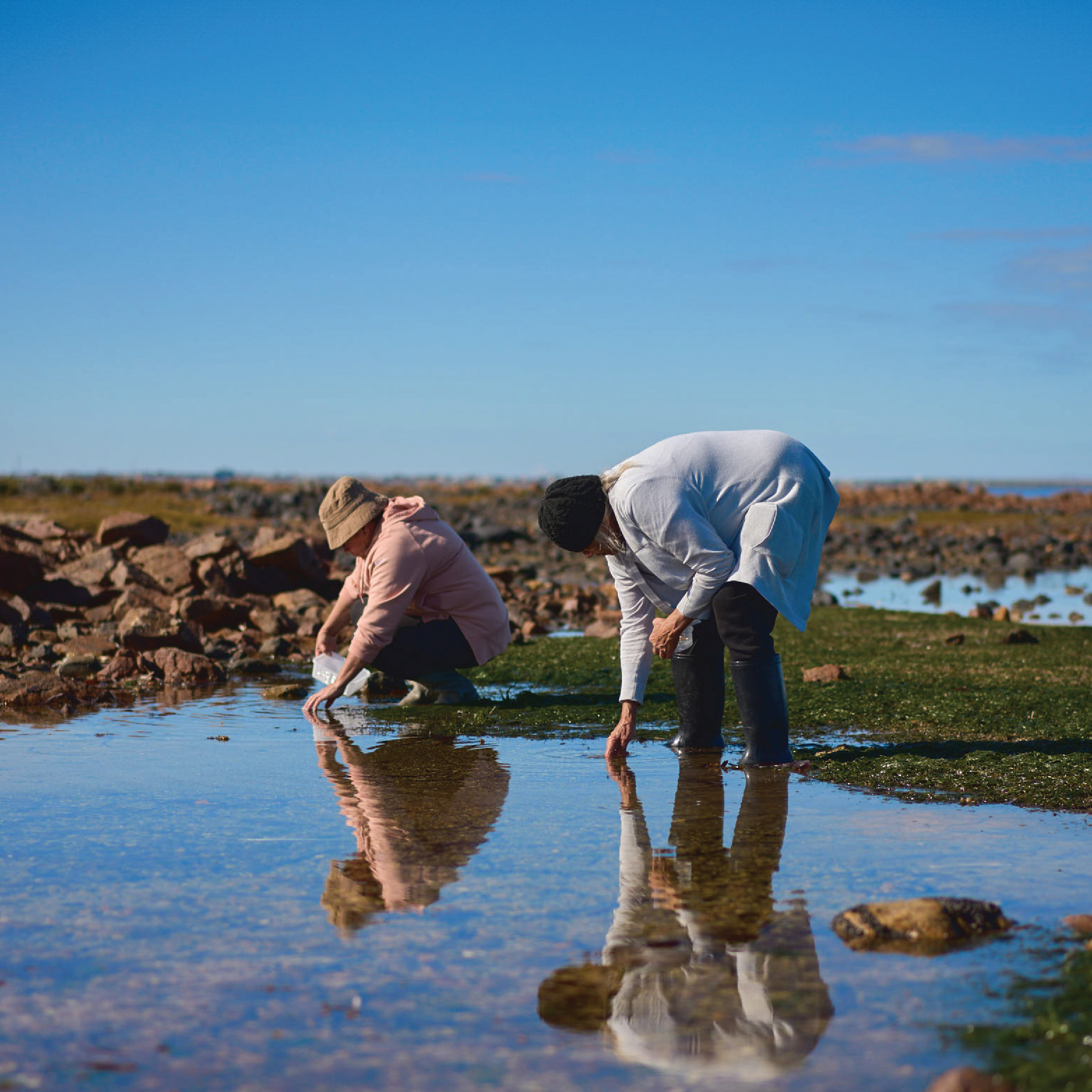 Image: Deanna Newchurch and Lynette Newchurch, Point Pearce, South Australia, 2023, Photographer: Sam Roberts