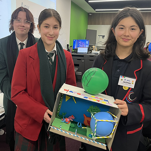 student diorama