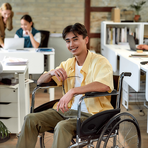 Only 48 per cent of people with a disability are employed.