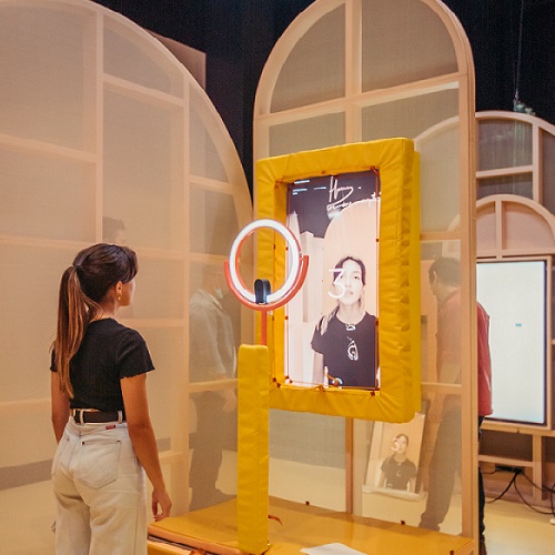 Biometric Mirror at MOD. 