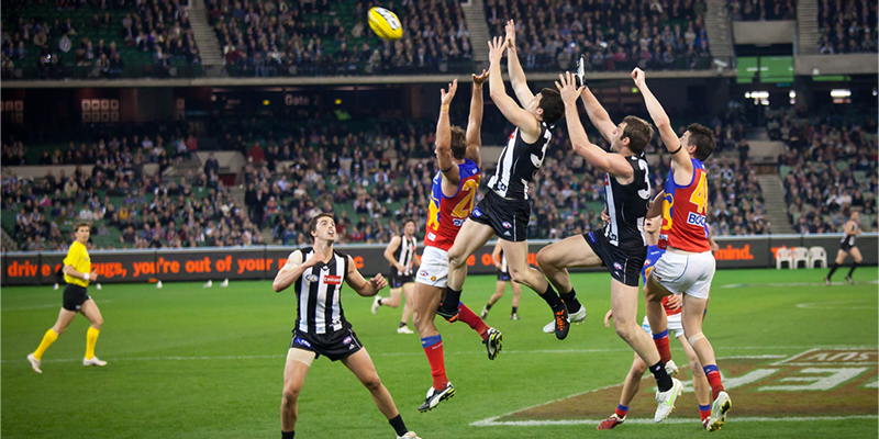 New research shows there’s been an increase in defensive style play in AFL games … but premiership winning teams need to have a stronger presence of offensive style play. Photo Neale Cousland/Shutterstock